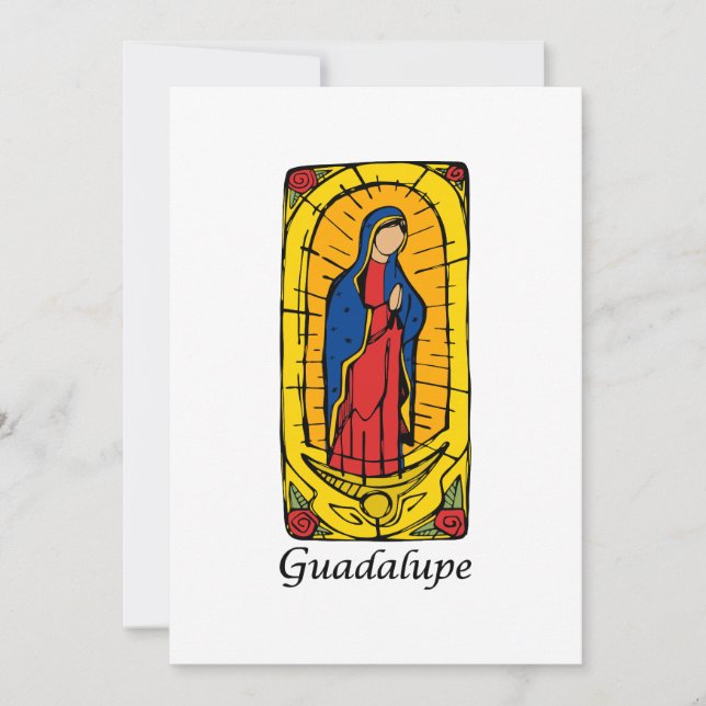 Cartes Pour Fêtes Annuelles Guadalupe (Devant)