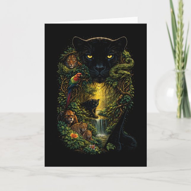 Cartes Pour Fêtes Annuelles Guardians of the Wild (Devant)