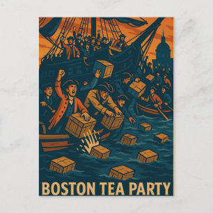 Cartes Pour Fêtes Annuelles Guerre d'Indépendance 1773 USA One Nation Under Te