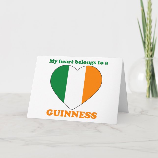 Cartes Pour Fêtes Annuelles Guinness (Devant)