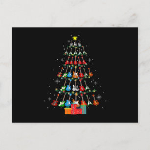Cartes Pour Fêtes Annuelles Guitare cool Arbre de Noël Joyeux Noël Cadeaux Noë