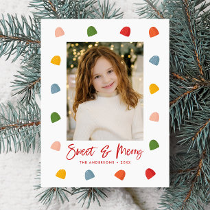 Cartes Pour Fêtes Annuelles Gumdrops doux et merry Photo