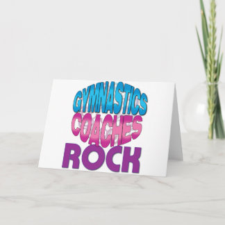 Cartes Pour Fêtes Annuelles Gymnastique Cadeaux Coach