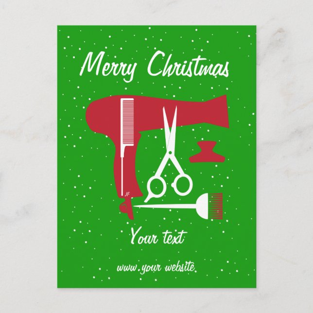 Cartes Pour Fêtes Annuelles Hairstyles tools (Devant)