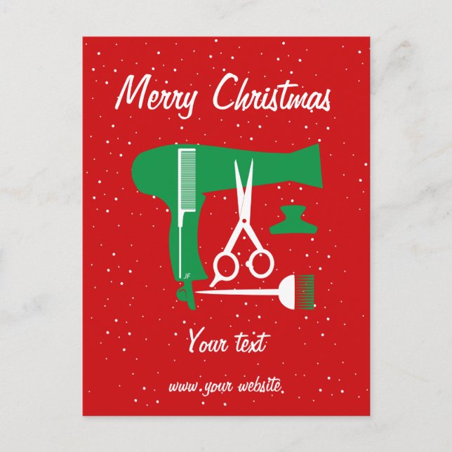 Cartes Pour Fêtes Annuelles Hairstyles tools (Devant)