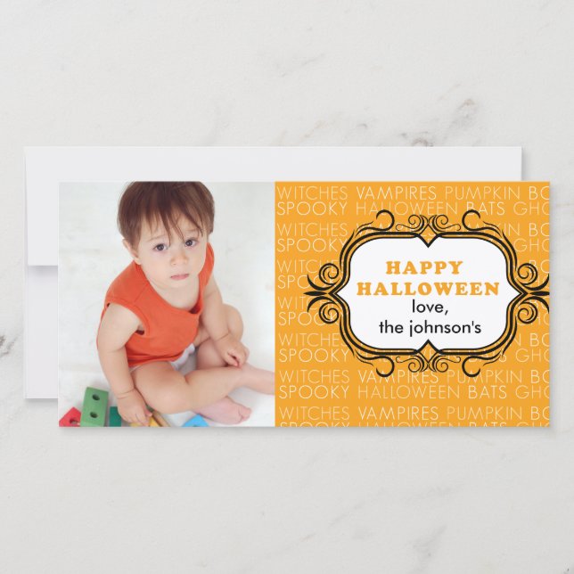 Cartes Pour Fêtes Annuelles Halloween (Devant)