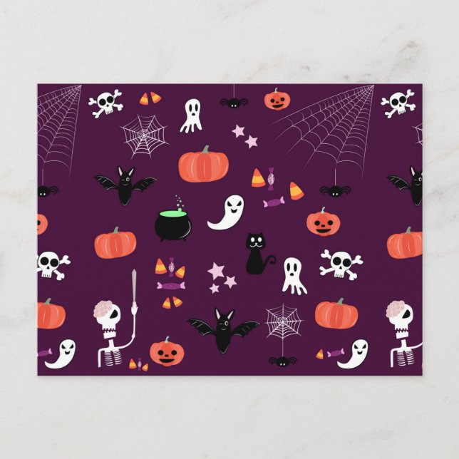 Cartes Pour Fêtes Annuelles Halloween (Devant)