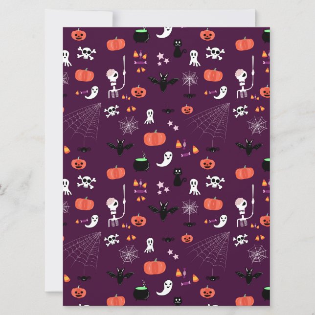 Cartes Pour Fêtes Annuelles Halloween (Devant)