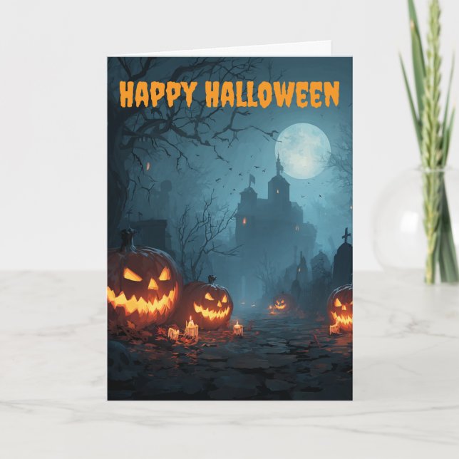 Cartes Pour Fêtes Annuelles Halloween Celebration (Devant)