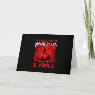 Cartes Pour Fêtes Annuelles Halloween Dans Un Monde Plein De Princesses Soyez