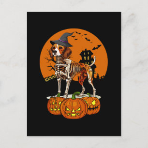 Cartes Pour Fêtes Annuelles Halloween du chien beagle