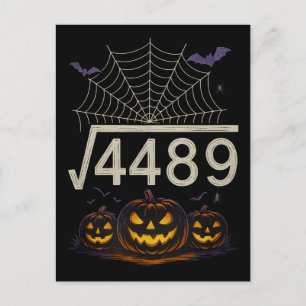 Cartes Pour Fêtes Annuelles Halloween en mathématiques éffrayantes ‹ 4489 Desi
