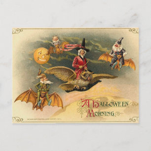 Cartes Pour Fêtes Annuelles Halloween éthéré vintage