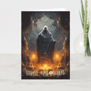 Cartes Pour Fêtes Annuelles Halloween Fantôme Effrayant