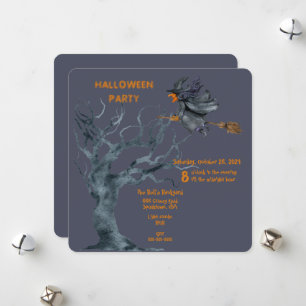 CARTES POUR FÊTES ANNUELLES HALLOWEEN JARDIN