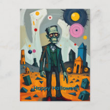 Halloween joyeuse du monstre Frankenstien