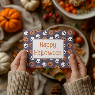 Cartes Pour Fêtes Annuelles Halloween Kawaii Motif