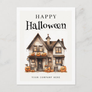 Cartes Pour Fêtes Annuelles Halloween maison de fête personnalisée Immobilier