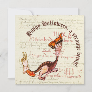 Cartes Pour Fêtes Annuelles Halloween médiéval surréaliste