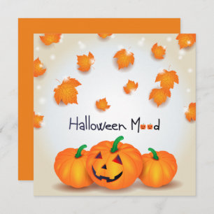 Cartes Pour Fêtes Annuelles Halloween Mood