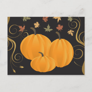 Cartes Pour Fêtes Annuelles Halloween ou produits de chute et d'automne de