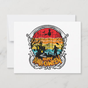 Cartes Pour Fêtes Annuelles Halloween Rétro Vintage - Halloween Vintage
