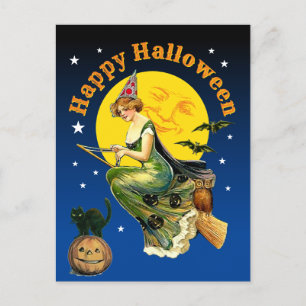 Cartes Pour Fêtes Annuelles Halloween vintage