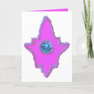 Cartes Pour Fêtes Annuelles Hamsa perlé scintillant d'Eid