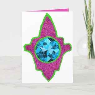 Cartes Pour Fêtes Annuelles Hamsa scintillant Eid