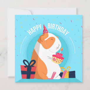 Cartes Pour Fêtes Annuelles Hamster de naissance