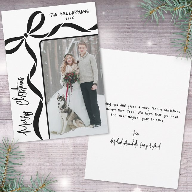 Cartes Pour Fêtes Annuelles Hand Drawn Whimsical Merry Christmas (Hand Drawn Whimsical Merry Christmas Holiday Card)