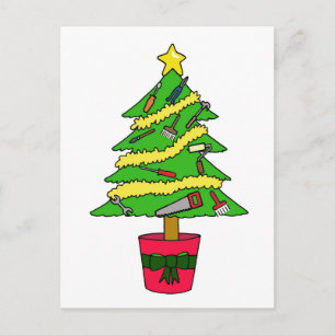 Cartes Pour Fêtes Annuelles Handyman Joyeux Humour de Noël