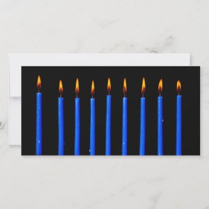 Cartes Pour Fêtes Annuelles Hanoukka Chanukah Hanukah Hannukah Menorah bougies