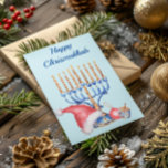 Cartes Pour Fêtes Annuelles Hanoukka et Noël Chrismukkah<br><div class="desc">This design may be personalized in the area provided by changing the Phoand/or text. Or it can be customized by choosing the click to customize further option and delete or change the color of the background, add text, change the text color style, or delete the text for an image only...</div>