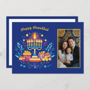 Cartes Pour Fêtes Annuelles Hanoukka Festival of Lights Photo Charm ✡️,