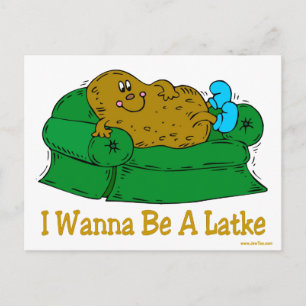 CARTES POUR FÊTES ANNUELLES HANOUKKA FUNNY DONNE "JE VEUX ÊTRE UN DERNIER"