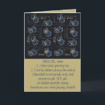 Cartes Pour Fêtes Annuelles Hanoukka Funny Dreidel Gold et Blue<br><div class="desc">"Dreidel" humoristique Hanoukka/Chanukah, carte de voeux. Profitez d'une autre carte de voeux amusante "Définir ça". Cette carte de vacances "Dreidel" est idéale pour tous vos amis et votre famille cette année. Comme toujours, les éléments de conception peuvent être modifiés: déplacée, redimensionnée, pivotée, etc.Les couleurs Arrière - plans peuvent être modifiées....</div>