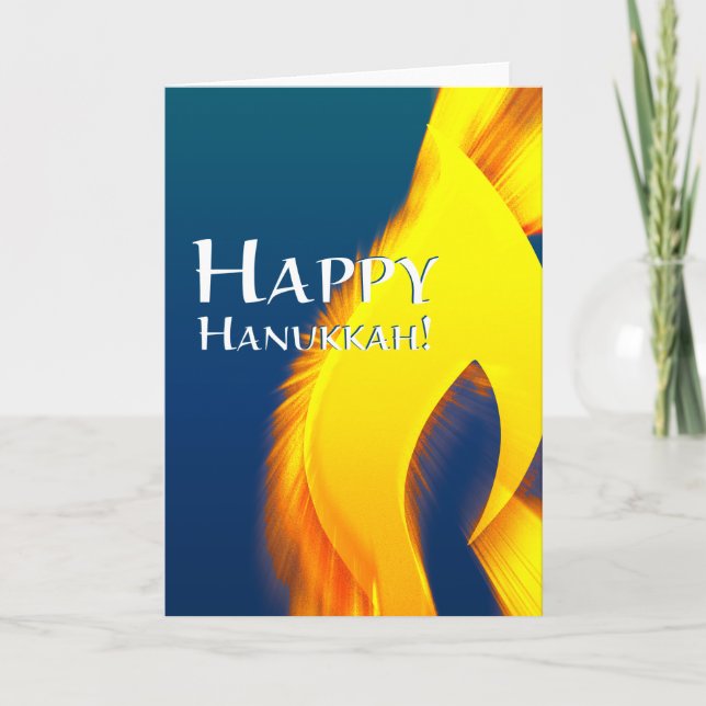 Cartes Pour Fêtes Annuelles hanoukka heureuse (candleShine) (Devant)