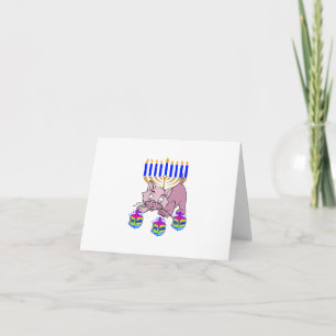 Cartes Pour Fêtes Annuelles Hanoukka Kitty