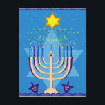 Cartes Pour Fêtes Annuelles hanoukka menorah<br><div class="desc">"hanoukka menorah",  "happy hanoukka",  menorah,  "star de david",  "chanoukah juif",  Hanoukka,  "vacances juives""chanoukah,  hannukah,  chanoukkah channuka,  channukah,  chanoukka,  hannuka,  hébreu,  juif, ,  judaïsme,  menora,  judajudica, </div>