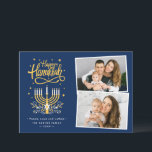 Cartes Pour Fêtes Annuelles Hanoukka moderne Happy Love Latkes 2 Photo<br><div class="desc">Envoyez vos souhaits avec ce Carte photo de vacances qui dispose d'un script et d'un symbole de Hanoukka merveilleux et étonnant pour mettre en évidence votre message de bienvenue.</div>