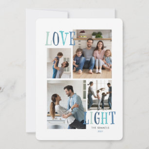 Cartes Pour Fêtes Annuelles Hanoukka photo Light and Love 4