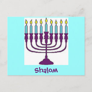 Cartes Pour Fêtes Annuelles Hanoukka Shalom