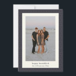 Cartes Pour Fêtes Annuelles Hanoukka Star moderne Elegant Navy Blue Photo<br><div class="desc">Carte moderne Hanoukka Star Elegant Navy Blue Photo Holiday Card</div>