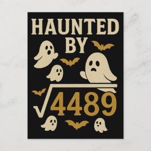 Cartes Pour Fêtes Annuelles Hantée par ← 4489 Funny Halloween Math