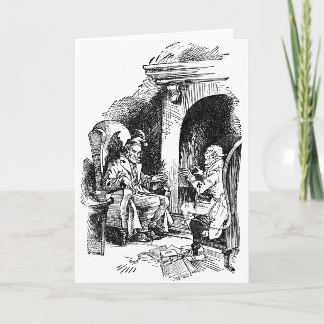 Cartes Pour Fêtes Annuelles Hantée par trois esprits (Devant)