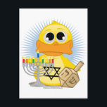 Cartes Pour Fêtes Annuelles Hanukkah Duck<br><div class="desc">Hanukkah Duck</div>