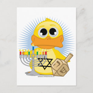 Cartes Pour Fêtes Annuelles Hanukkah Duck