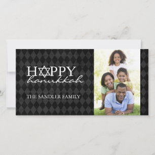 Cartes Pour Fêtes Annuelles Hanukkah Photo Card Template