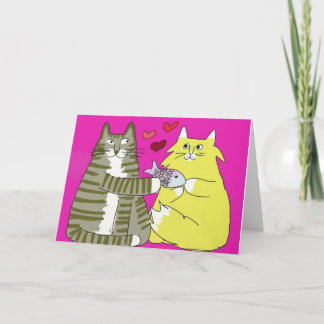 Cartes Pour Fêtes Annuelles Happicats de Valentin